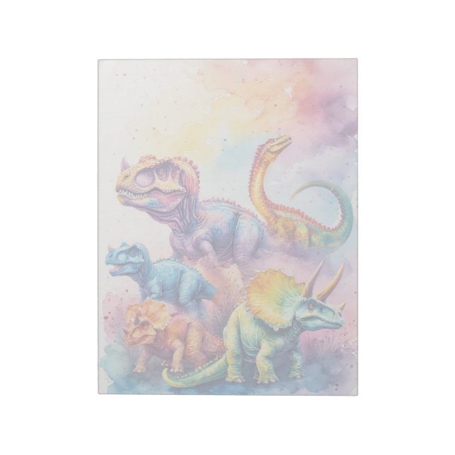 Söt Dino Notepad Anteckningsblock (Roterad)