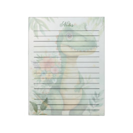 Söt Dino Notepad Anteckningsblock