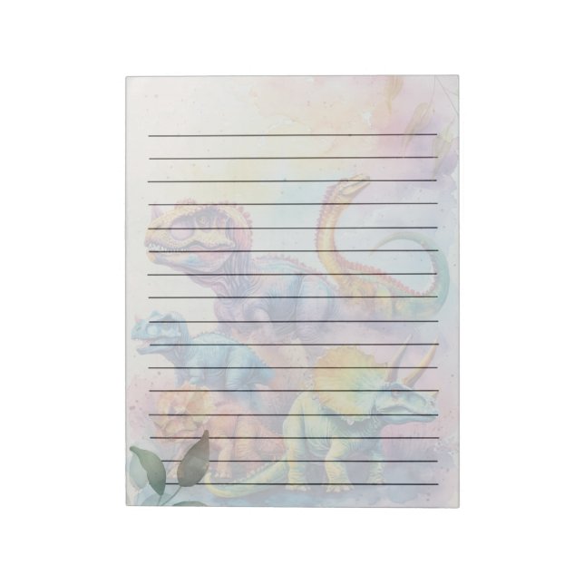 Söt Dino Notepad Anteckningsblock (Roterad)
