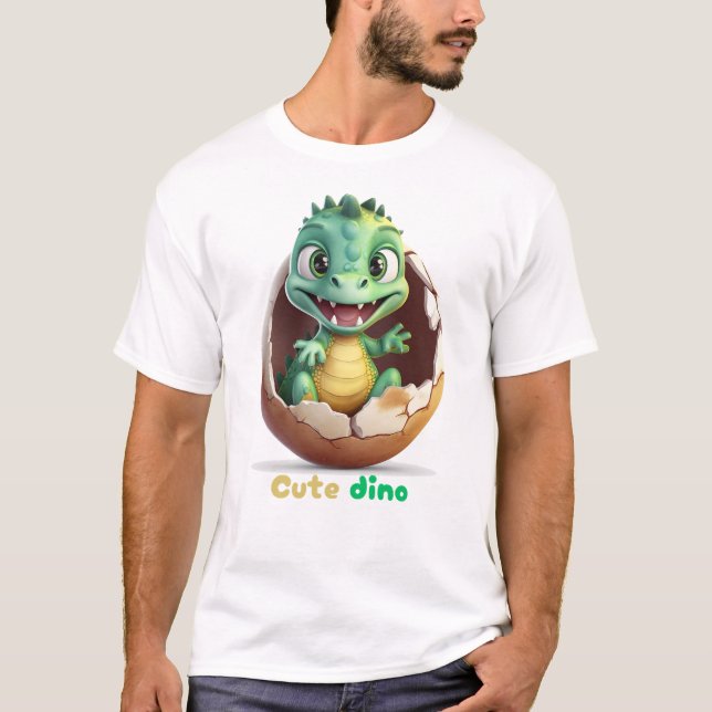söt dino t shirt (Framsida)