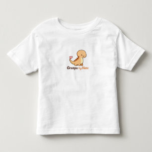 Söt dinosaurfarfar Min hjälte småbarns-T-shirt G T Shirt