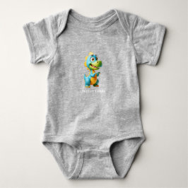 Söt dinosaurie baby bodysuit t shirt