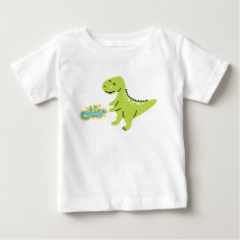 Söt dinosaurie baby t-shirt