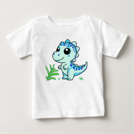 Söt dinosaurie baby t-shirt – Baby fin jersey 