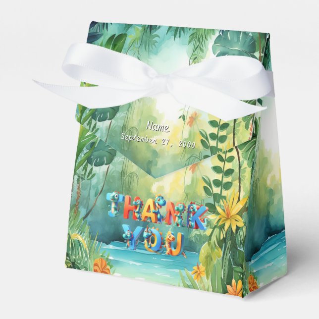 Söt dinosaurie-favorit låda presentaskar (Framsidan Sidan)