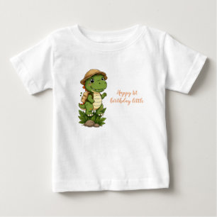 Söt dinosaurie födelsedagsbarntröja t shirt