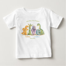 Söt dinosaurie födelsedagsfest