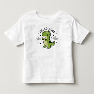 Söt dinosaurie för barn Kids   Hej kompis T Shirt
