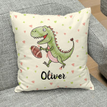 Söt dinosaurie som spelar fotboll, personlig