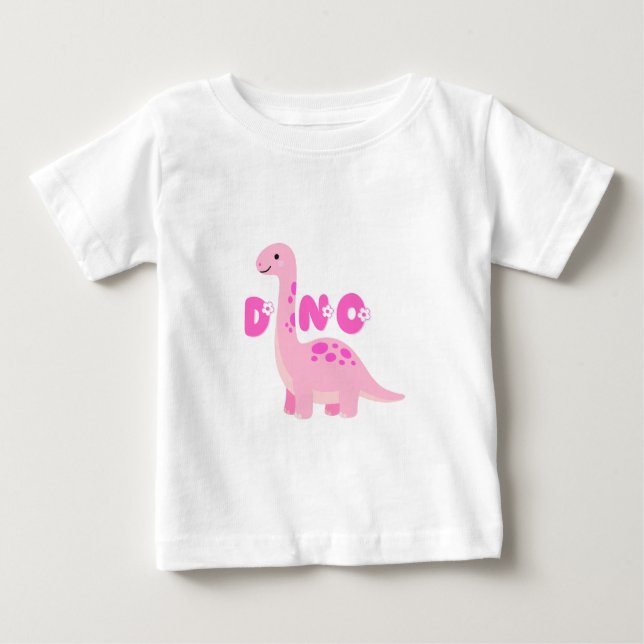 Söt dinosaurie 🦕  t shirt (Framsida)