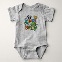 Söt dinosaurie T-shirt för barn - Var snäll, Var g