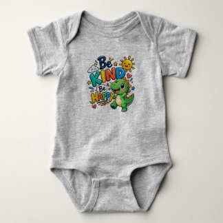 Söt dinosaurie T-shirt för barn - Var snäll, Var g