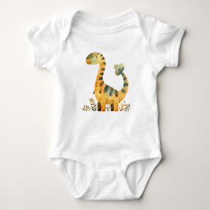 Söt dinosaurie tecknad film – Rolig dino skjorta f T Shirt