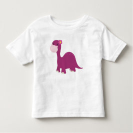 Söt dinosaurie, Tjej dinosaurie, Rosa dinosaurie,  T Shirt