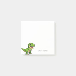 Söt dinosaurie trendig anpassad post-it block