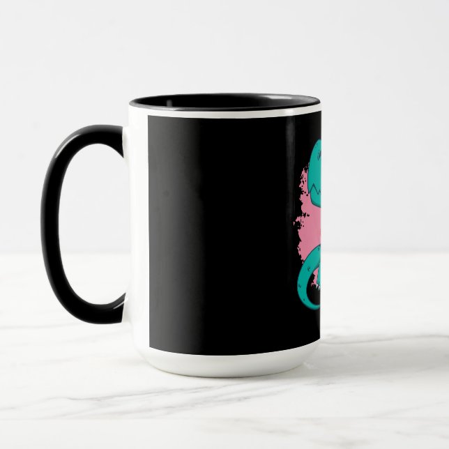 Söt dinosaurietjej mugg (Vänster)