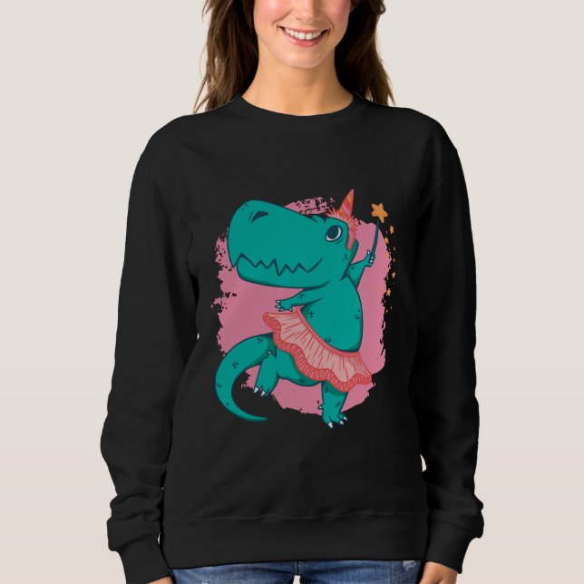 Söt dinosaurietjej t shirt (Framsida)
