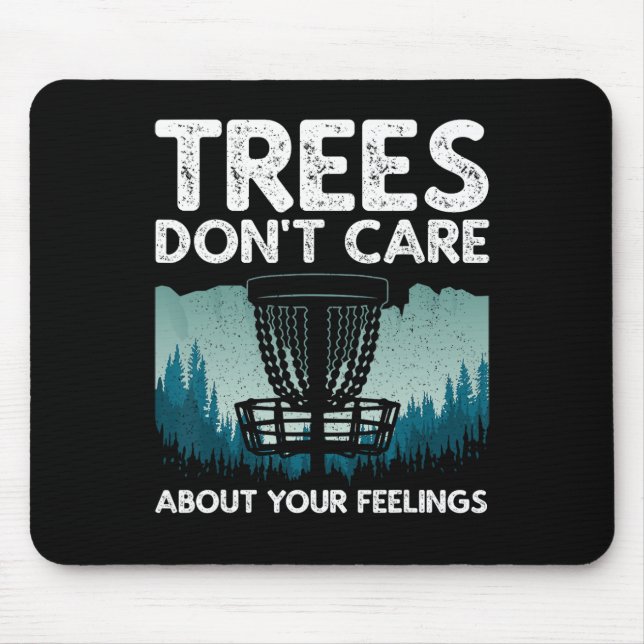 Söt discgolfdesign för män kvinnor Disc Golf Spela Musmatta (Framsidan)