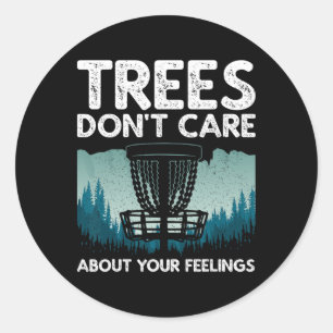 Söt discgolfdesign för män och kvinnor Disc Golf P Runt Klistermärke