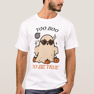 Söt Disco Spöke Halloween T Shirt