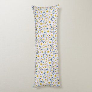 Söt Ditzy-Daisy på Blue Anpassningsbar Body Pillow Kroppskudde