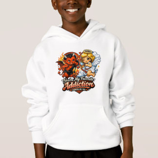 Söt Djävul & Ängel Alla Hjärtans Dag Kärleksdesign T Shirt