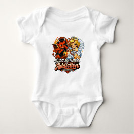 Söt Djävul & Ängel Alla Hjärtans Dag Kärleksdesign T Shirt