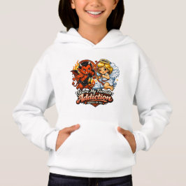 Söt Djävul & Ängel Alla Hjärtans Dag Kärleksdesign T Shirt