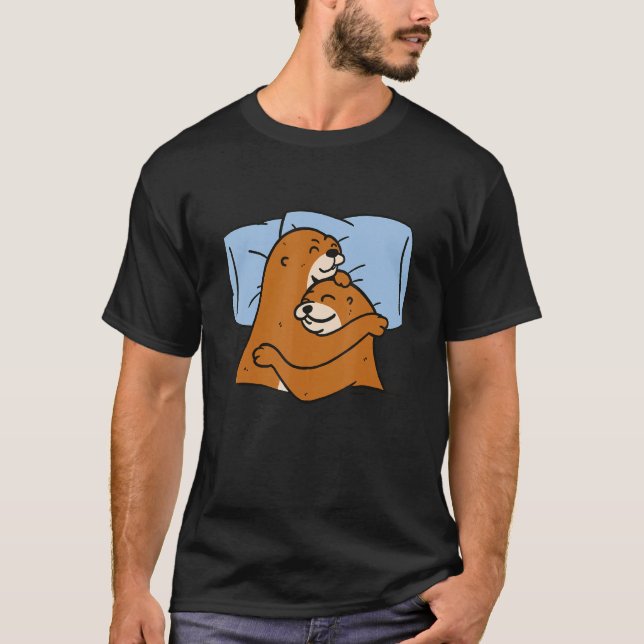 Söt djurmotiv, sotsottfolie t shirt (Framsida)