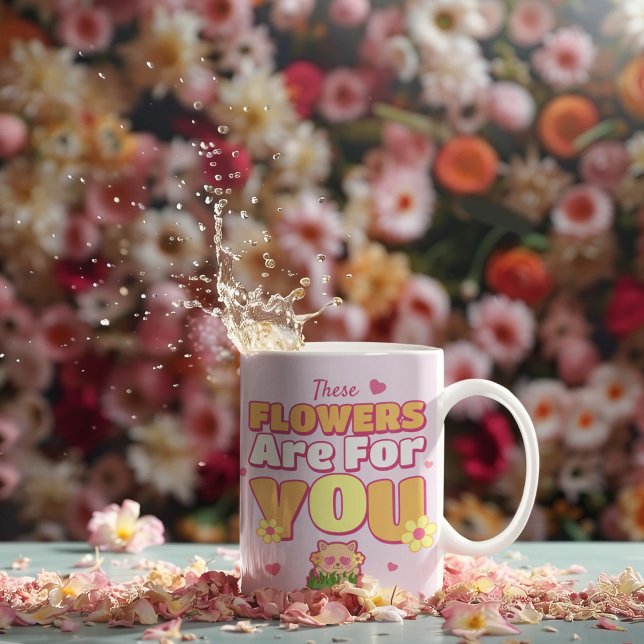 Söt djurtema Mug med hjärta-ögd katt Kaffemugg (Skapare uppladdad)