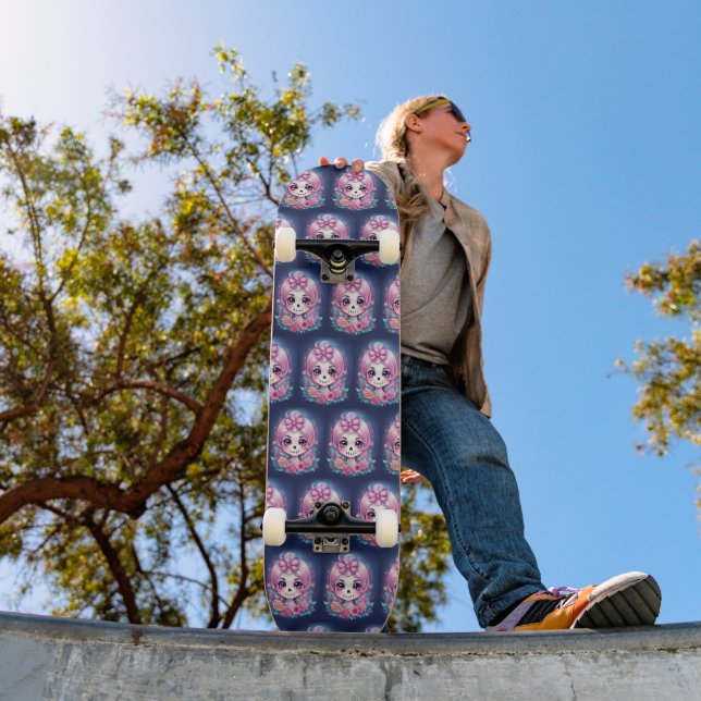 Söt Dödskalle Skateboard (Utomhus 1)