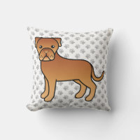 Söt Dogue De Bordeaux-serieteckning Hund