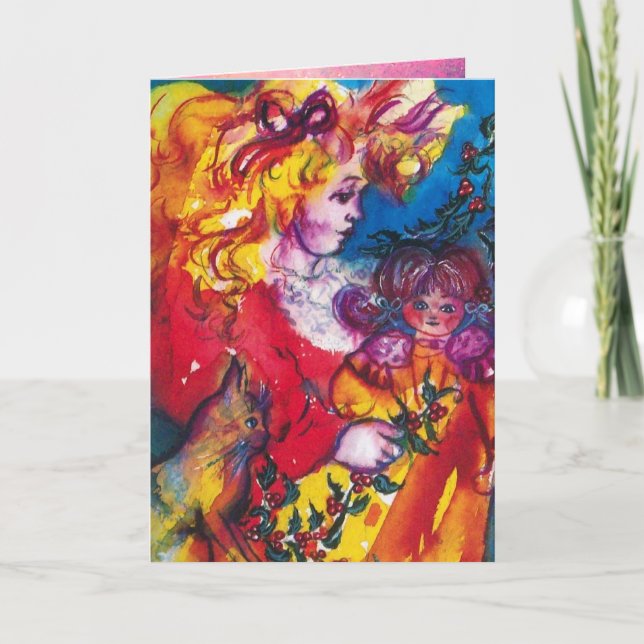 SÖT DOLL HELGKORT (Framsida)