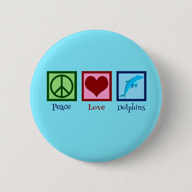 Söt Dolphin Knapp (Framsida)