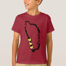 söt dominica karta t shirt