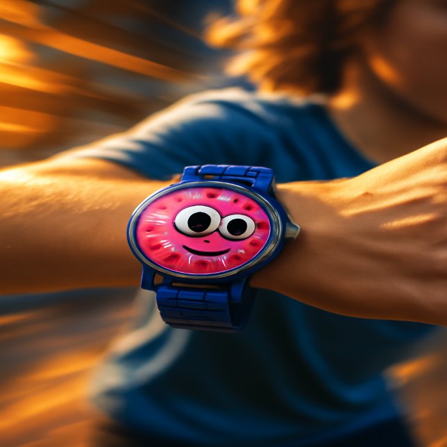 Söt Donut Barnklocka med Googly Ögon Armbandsur (Skapare uppladdad)