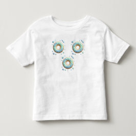 Söt Donut-Body med Glitter för Bebisar T Shirt