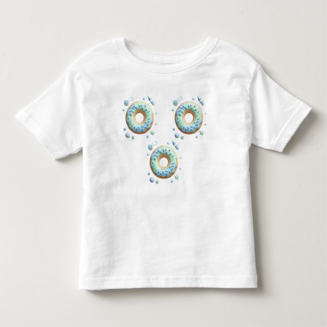 Söt Donut-Body med Strössel för Bebisar T Shirt (Framsida)