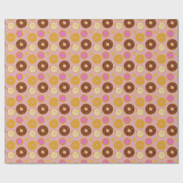Söt Donut-inslagspapper Presentpapper