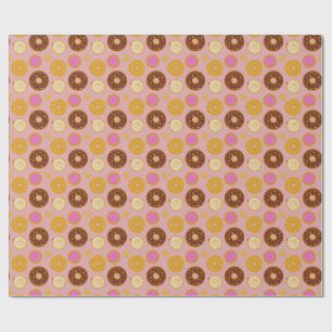 Söt Donut-inslagspapper Presentpapper