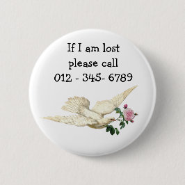 Söt Dove med ro, Akut för barn Knapp