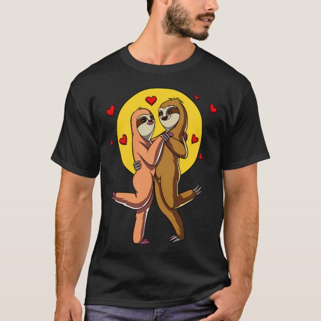 Söt dovhjortpar t shirt (Framsida)