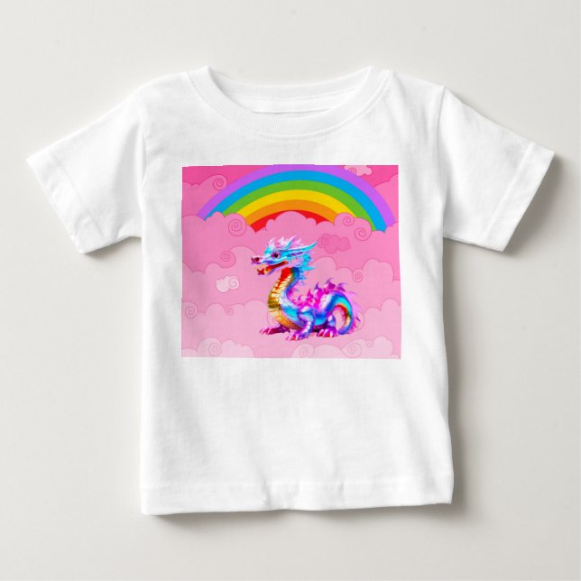 Söt Drak T Shirt (Framsida)