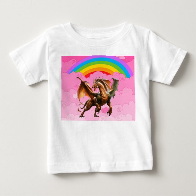 Söt Drak T Shirt (Framsida)