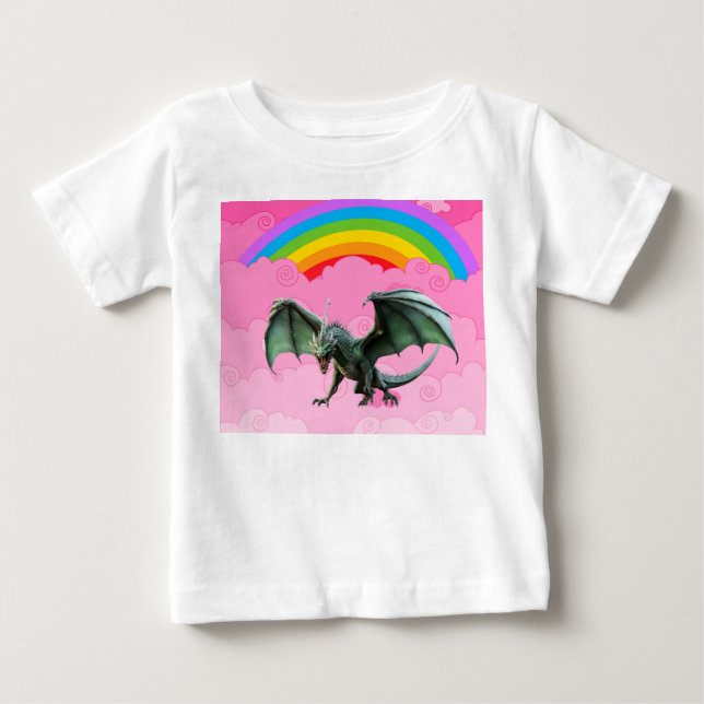 Söt Drak T Shirt (Framsida)