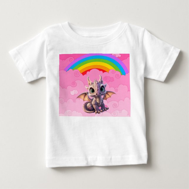 Söt Drak T Shirt (Framsida)