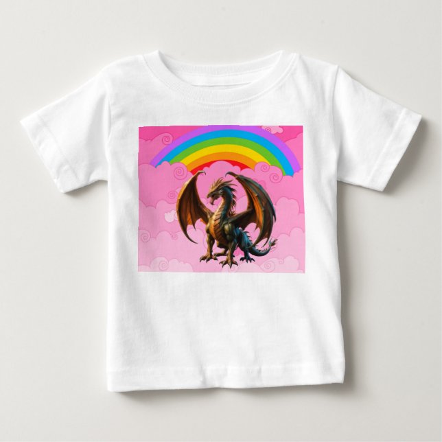 Söt Drak T Shirt (Framsida)