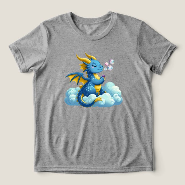 Söt Drak/Whimsical  T Shirt (Design Framsida)