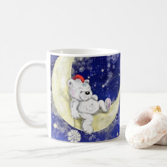 Söt Dreaming Little Bear - God jul Kaffemugg (Med munk)