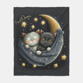 Söt Dreams Cute Design Kitten Fleecefilt